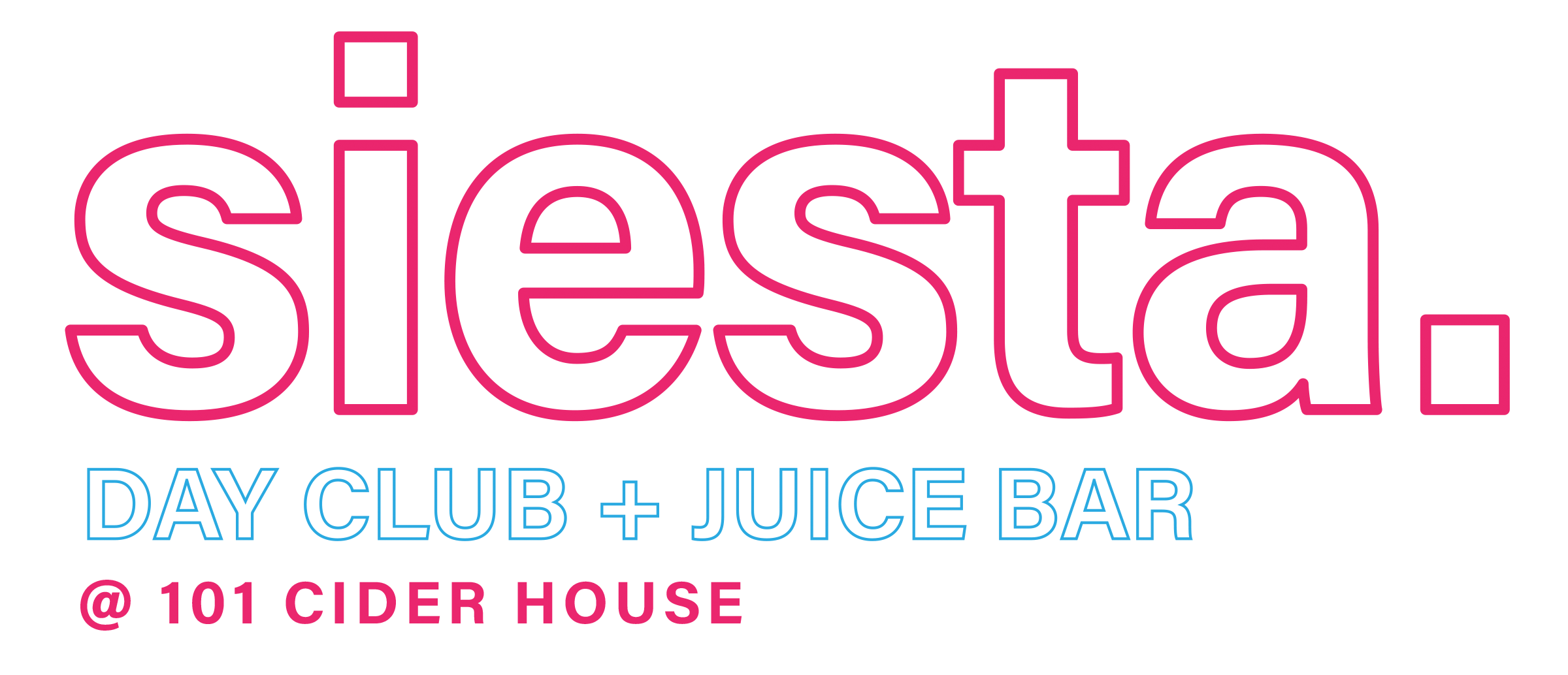 SIESTA LOGO 101 Cider House siesta day club logo